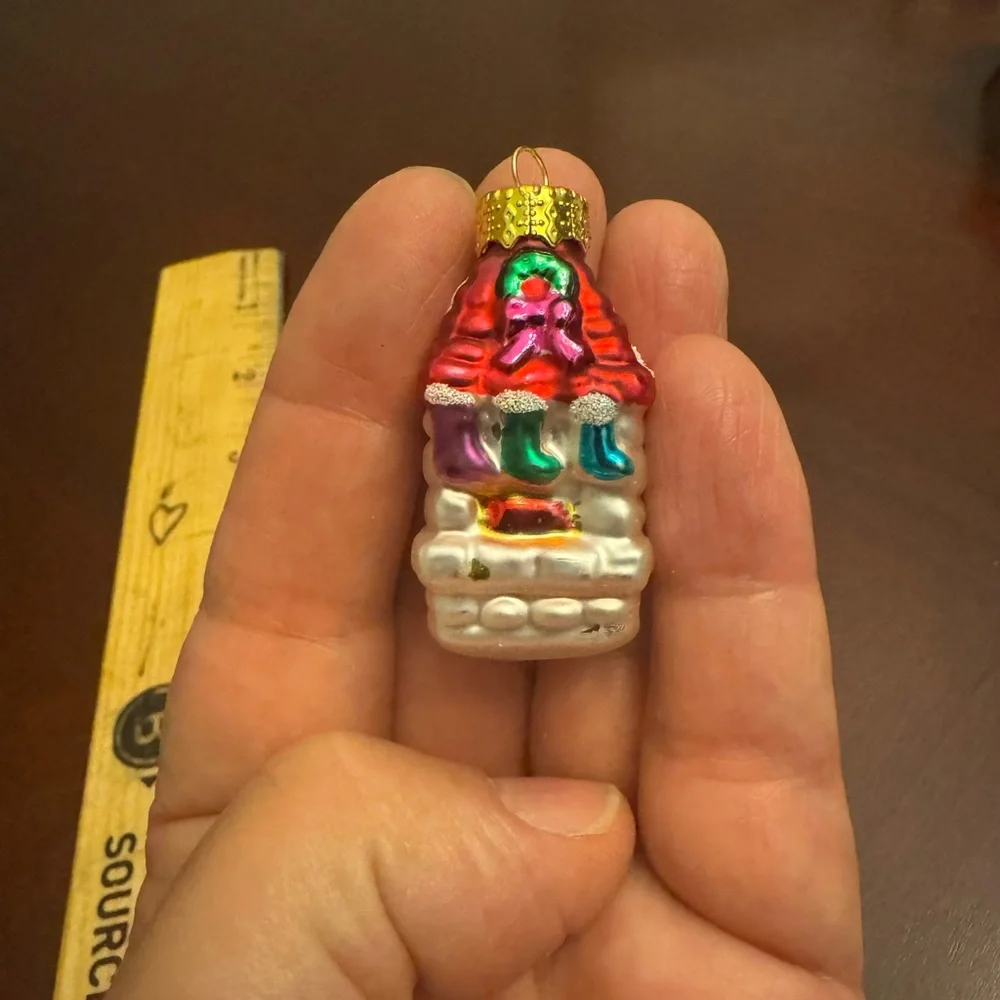 4 Handcrafted glass ornaments - Picture 4 of 10